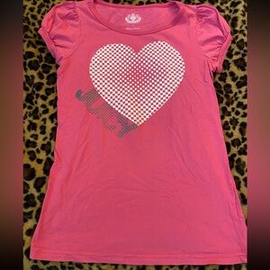 Juicy Couture vintage Pink Heart T-Shirt